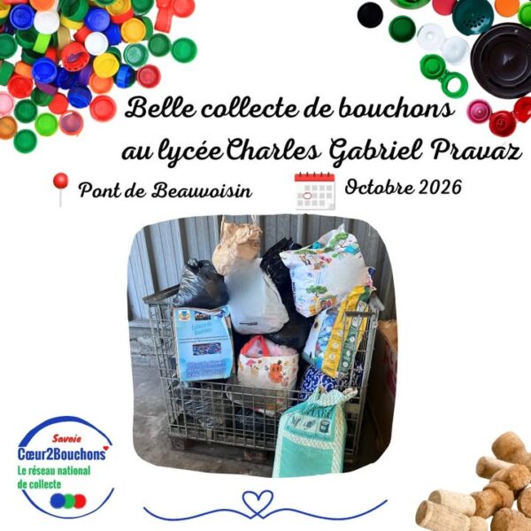🌟 Belle collecte au Lycée Charles Gabriel Pravaz ! 🌟 Un grand merci aux élèves,…